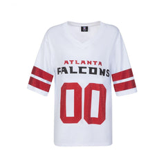 Atlanta Falcons Cuce Women's Rhinestone V-Neck Tunic