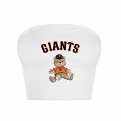 San Francisco Giants Tiny Turnip Women's Teddy Bear Crop Tube Top | MLB Near me