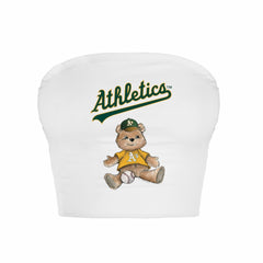 Athletics Tiny Turnip Women's Teddy Bear Crop Tube Top | MLB Sale