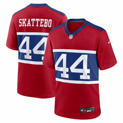 New York Giants Nike Cam Skattebo Alternate Century Red Game Jersey