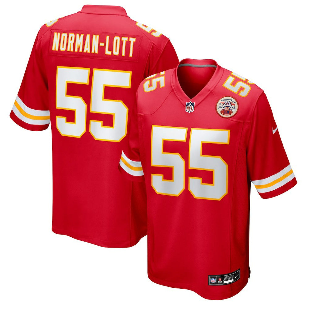 Kansas City Chiefs Nike Omarr Norman-Lott Team Game Jersey