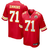 Kansas City Chiefs Nike Josh Simmons Team Game Jersey