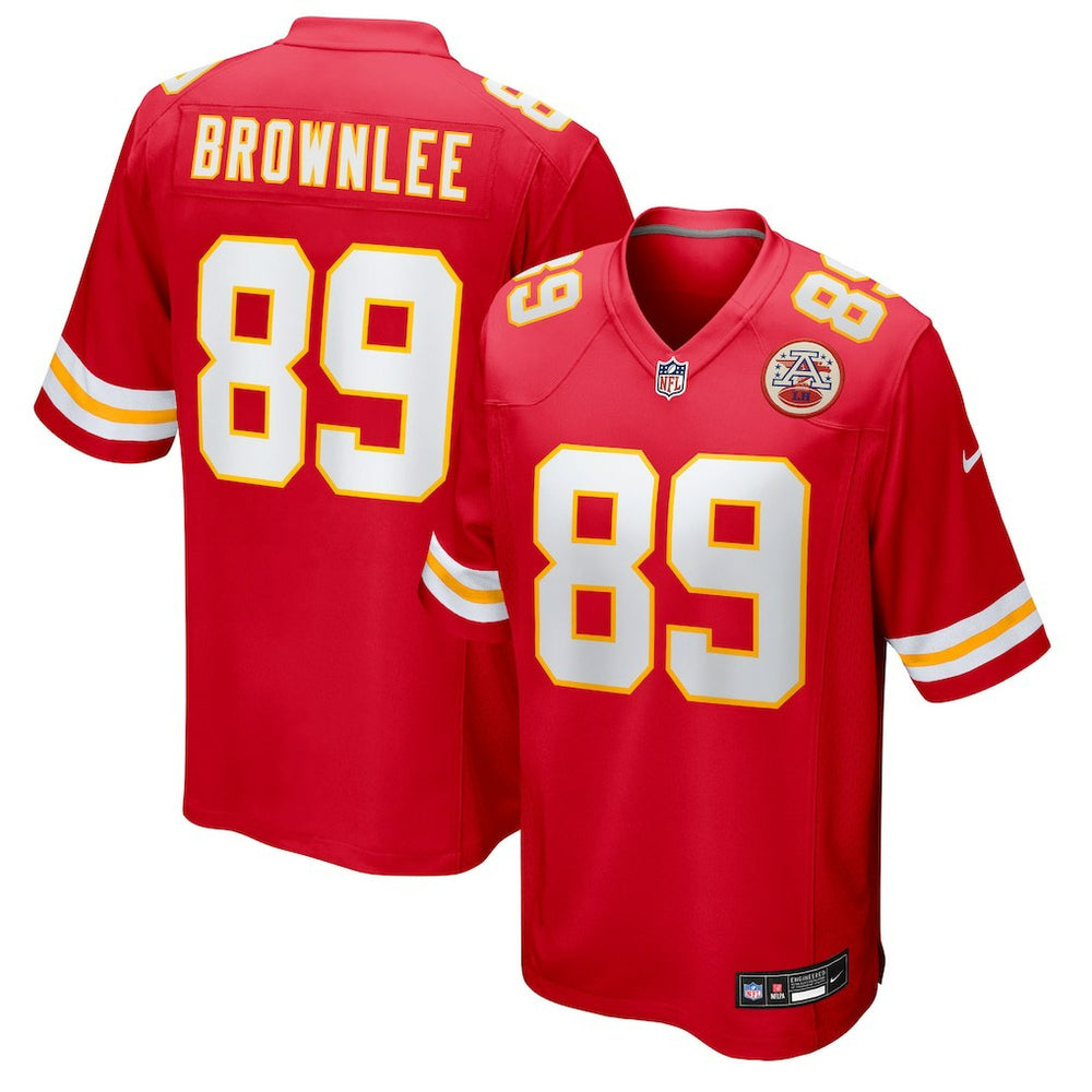 Kansas City Chiefs Nike Jason Brownlee Team Game Jersey