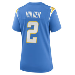Los Angeles Chargers Nike Elijah Molden Women's Team Game Jersey