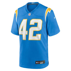 Los Angeles Chargers Nike Tucker Fisk Team Game Jersey