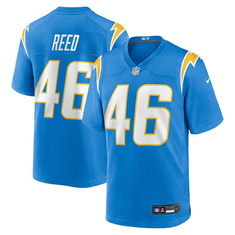 Los Angeles Chargers Nike Nikko Reed Team Game Jersey