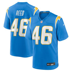 Los Angeles Chargers Nike Nikko Reed Team Game Jersey