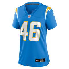 Los Angeles Chargers Nike Nikko Reed Women's Team Game Jersey