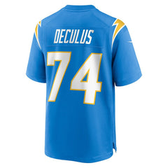 Los Angeles Chargers Nike Austin Deculus Team Game Jersey