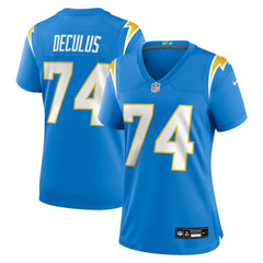 Los Angeles Chargers Nike Austin Deculus Women's Team Game Jersey