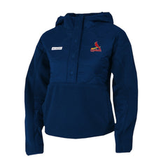 St. Louis Cardinals Columbia Women's Cloud Point Hooded Fleece Half-Snap Pullover Jacket | MLB Online