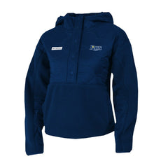 Tampa Bay Rays Columbia Women's Cloud Point Hooded Fleece Half-Snap Pullover Jacket | MLB On Sale