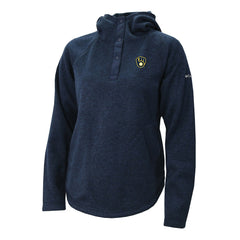 Milwaukee Brewers Columbia Women's Half-Snap Pullover Hoodie | MLB US