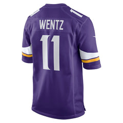 Minnesota Vikings Nike Carson Wentz Team Game Jersey