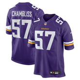 Minnesota Vikings Nike Chaz Chambliss Team Game Jersey