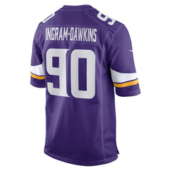 Minnesota Vikings Nike Tyrion Ingram-Dawkins Team Game Jersey