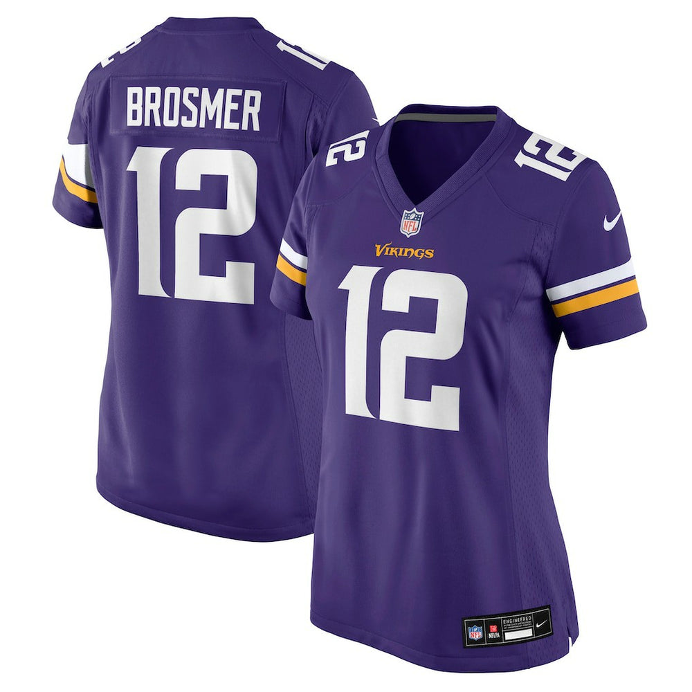 Minnesota Vikings Nike Max Brosmer Women's Team Game Jersey