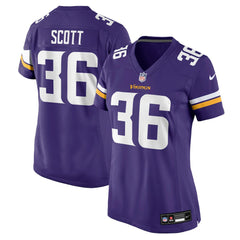 Minnesota Vikings Nike Zavier Scott Women's Team Game Jersey