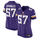 Minnesota Vikings Nike Chaz Chambliss Women's Team Game Jersey