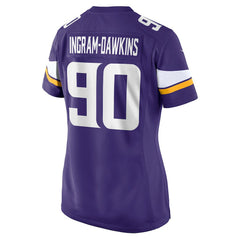 Minnesota Vikings Nike Tyrion Ingram-Dawkins Women's Team Game Jersey