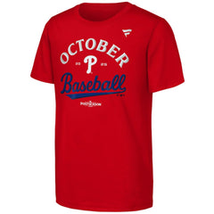 Philadelphia Phillies Fanatics Youth 2025 MLB Postseason Locker Room T-Shirt | MLB For sale