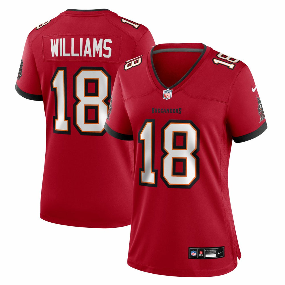 Josh Williams Tampa Bay Buccaneers Women's Team Game Jersey - Red