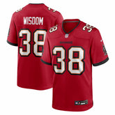 Tampa Bay Buccaneers Nike Rashad Wisdom Team Game Jersey