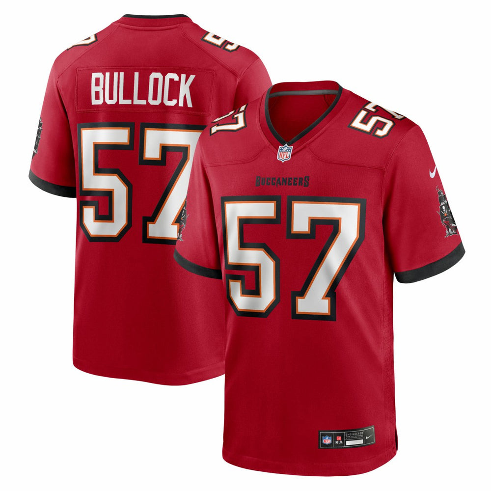 Tampa Bay Buccaneers Nike John Bullock Team Game Jersey