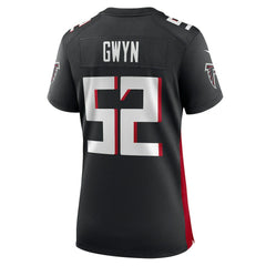 Jovaughn Gwyn Atlanta Falcons Women's Team Game Jersey - Black