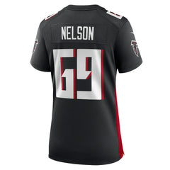 Atlanta Falcons Nike Jack Nelson Women's Team Game Jersey