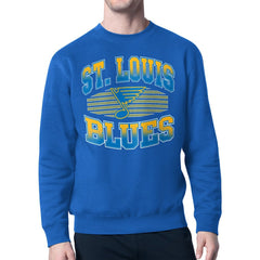 St. Louis Blues Starter Team Grit Graphic Fleece Pullover Sweatshirt Online