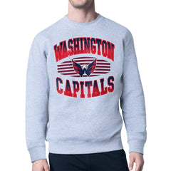 Washington Capitals Starter Team Grit Graphic Fleece Pullover Sweatshirt Sale