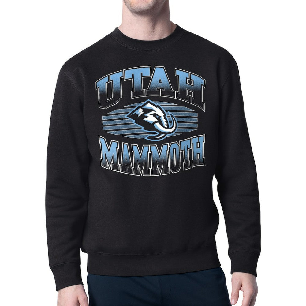 Utah Mammoth Starter Team Grit Graphic Fleece Pullover Sweatshirt On Sale