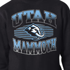 Utah Mammoth Starter Team Grit Graphic Fleece Pullover Sweatshirt On Sale