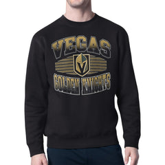Vegas Golden Knights Starter Team Grit Graphic Fleece Pullover Sweatshirt Sale