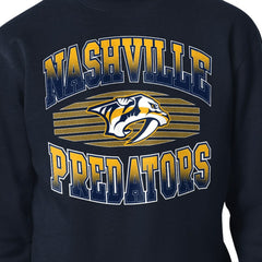 Nashville Predators Starter Team Grit Graphic Fleece Pullover Sweatshirt Discount