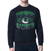 Vancouver Canucks Starter Team Grit Graphic Fleece Pullover Sweatshirt On Sale