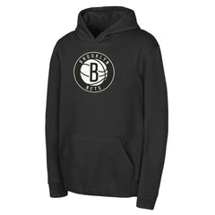 Brooklyn Nets Outerstuff Youth Logo Fleece Hoodie On Sale