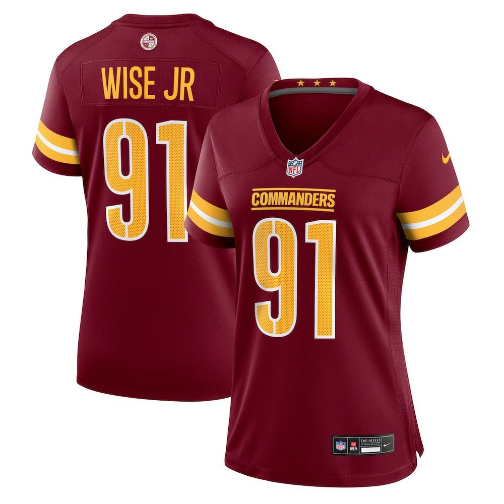 Washington Commanders Nike Deatrich Wise Jr. Women's Team Game Jersey