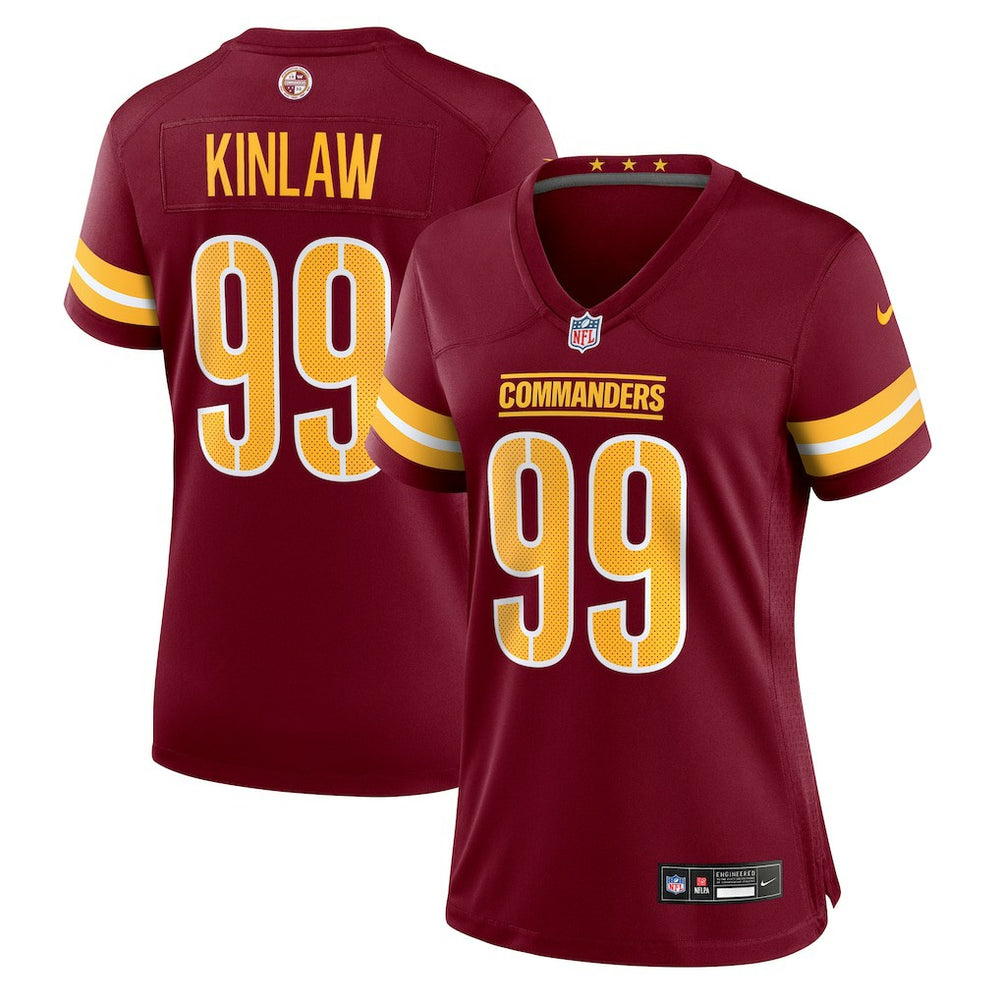 Washington Commanders Nike Javon Kinlaw Women's Team Game Jersey
