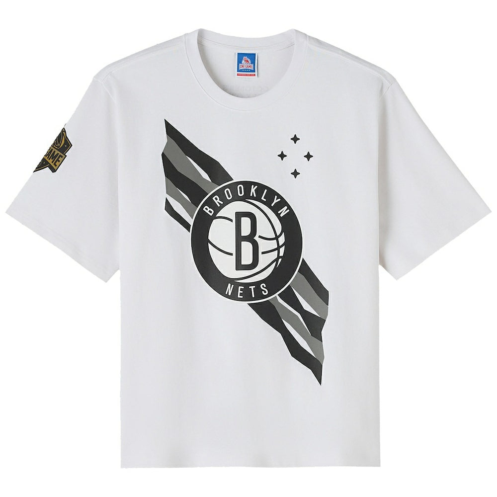 Brooklyn Nets OVO x NBA Heavyweight T-Shirt On Sale