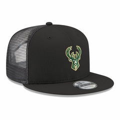 Milwaukee Bucks Core Logo Meshback 9FIFTY Snapback Hat On Sale