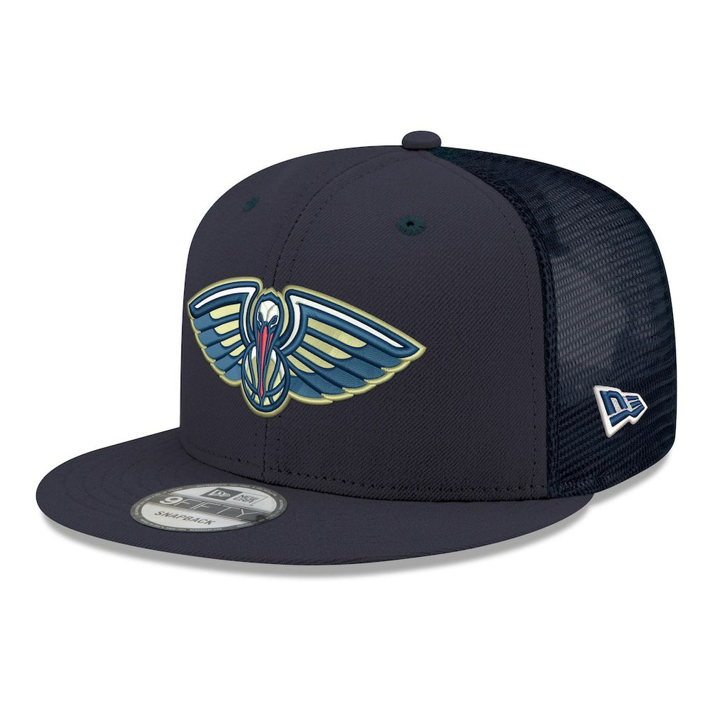 New Orleans Pelicans Core Logo Meshback 9FIFTY Snapback Hat Discount