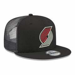 Portland Trail Blazers Core Logo Meshback 9FIFTY Snapback Hat For Sale