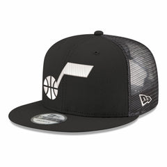 Utah Jazz Core Logo Meshback 9FIFTY Snapback Hat New