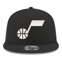 Utah Jazz Core Logo Meshback 9FIFTY Snapback Hat New