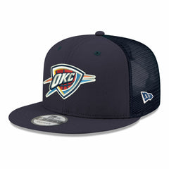 Oklahoma City Thunder Core Logo Meshback 9FIFTY Snapback Hat On Sale