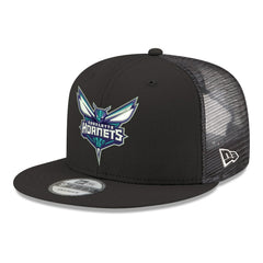 Charlotte Hornets Core Logo Meshback 9FIFTY Snapback Hat Outlet