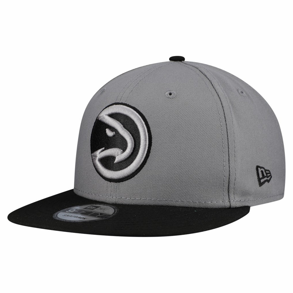 Atlanta Hawks Core Logo Storm Gray Two-Tone 9FIFTY Snapback Hat For Sale