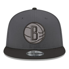 Brooklyn Nets Logo 2-Tone 9FIFTY Snapback Hat For Sale